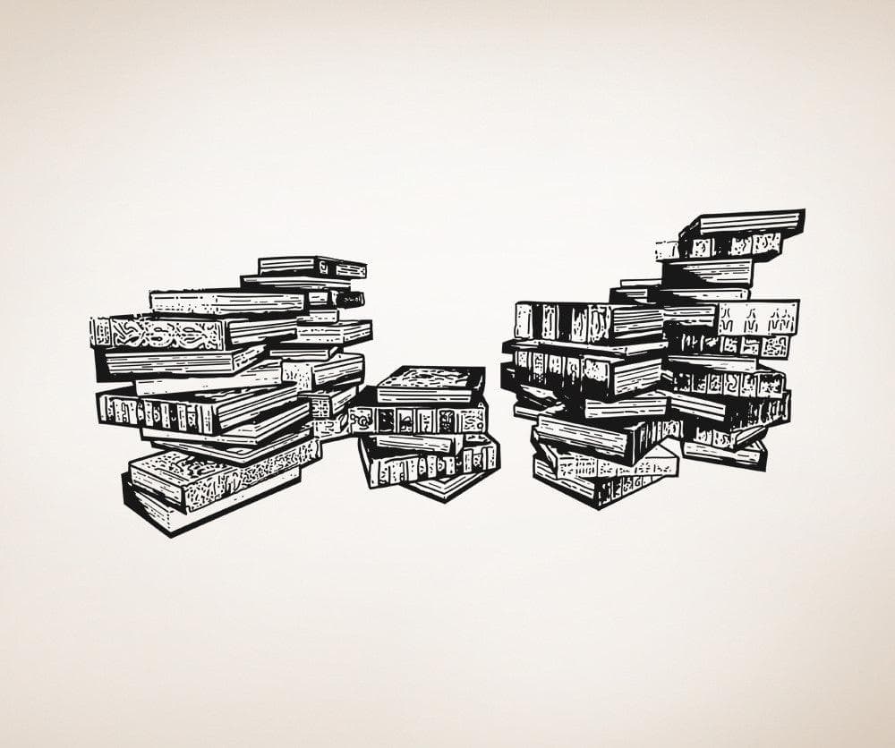 Vinyl Wall Decal Sticker Library Books #5061