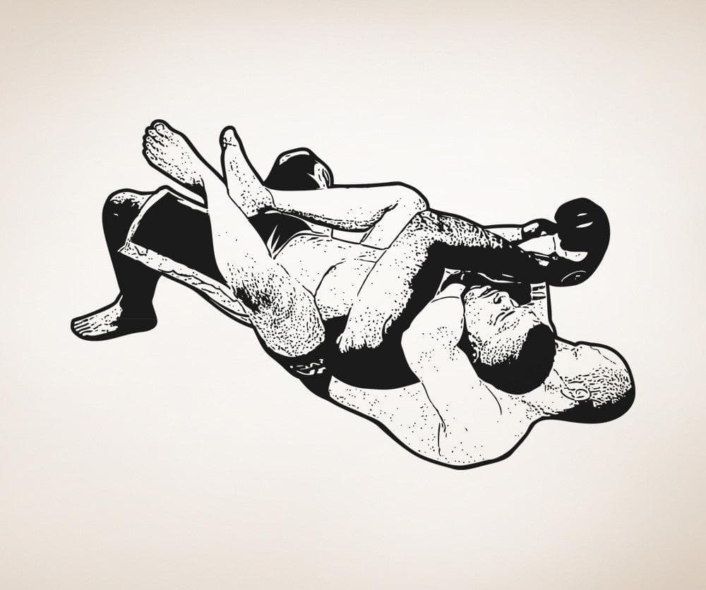 Vinyl Wall Decal Sticker MMA Hold #5065
