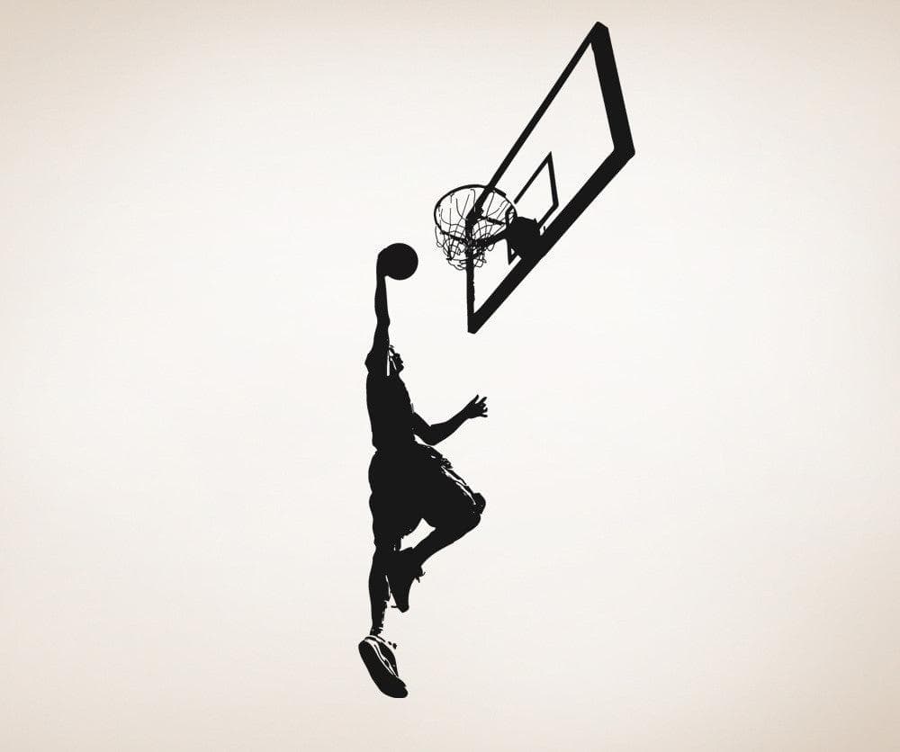 Vinyl Wall Decal Sticker Basketball Jump #5082