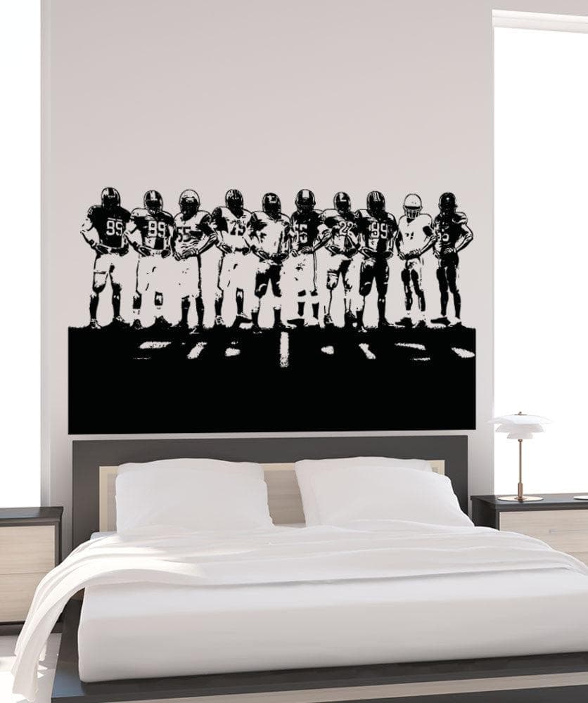 Football Team Wall Decal Sticker #5085