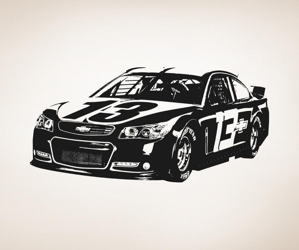 Nascar Car Vinyl Wall Decal Sticker. #5108