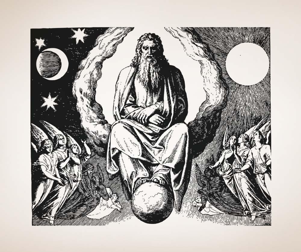 Vinyl Wall Decal Sticker God Creation #5123