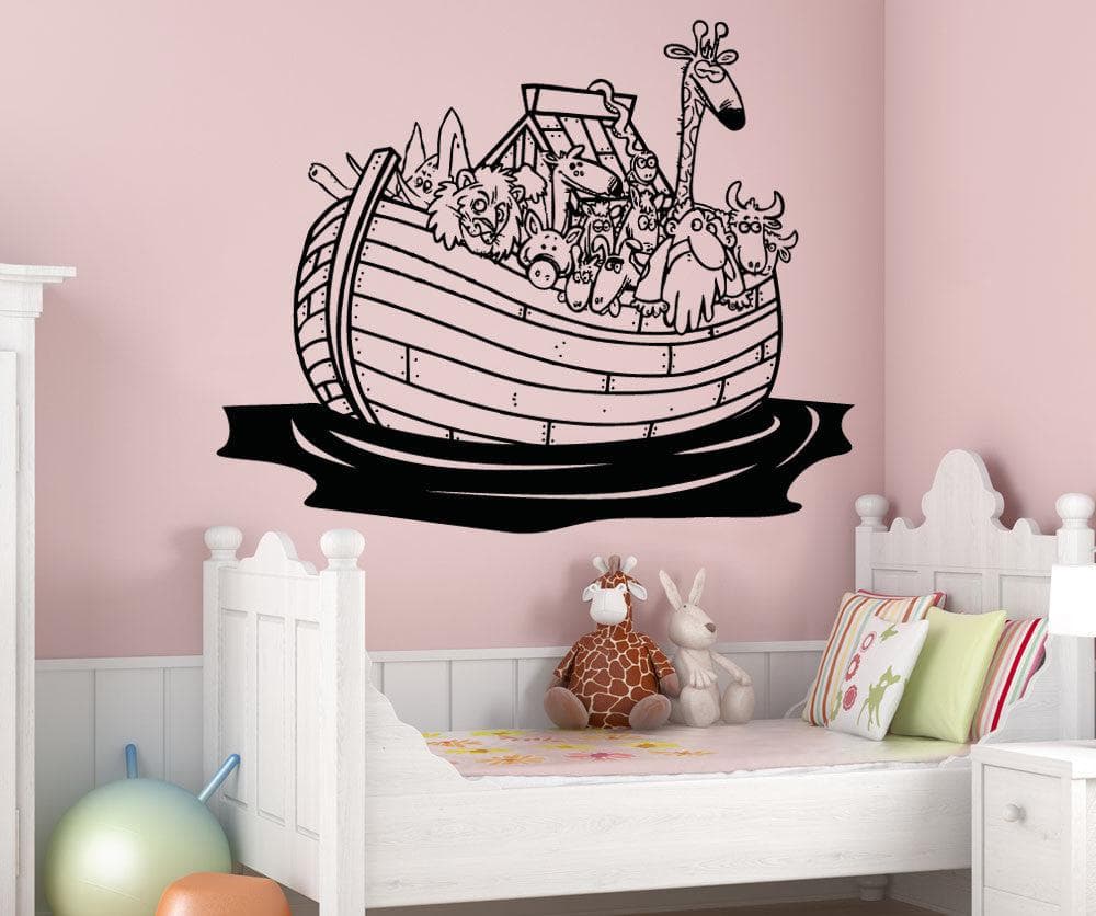 Noah's Ark Wall Decal Sticker. Kid's Room Decor. #5127