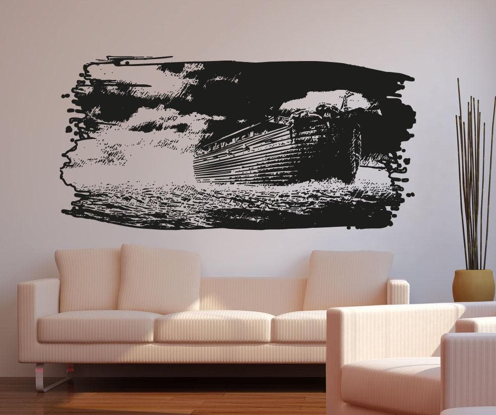 Vinyl Wall Decal Sticker Noah's Ark Art #5129