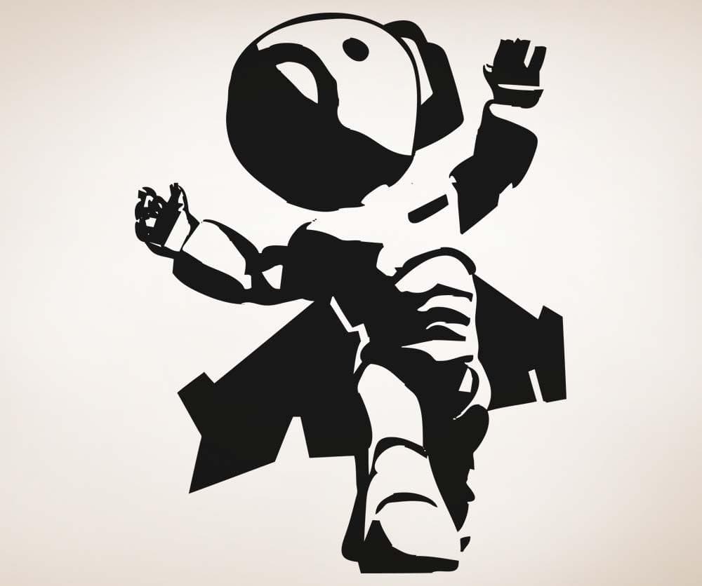 Vinyl Wall Decal Sticker Little Rocket Man #5149