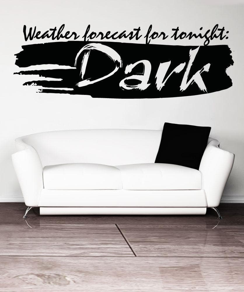 Vinyl Wall Decal Sticker Weather Forecast #5176