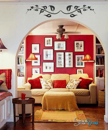 Vinyl Wall Decal Sticker Floral Pattern #519