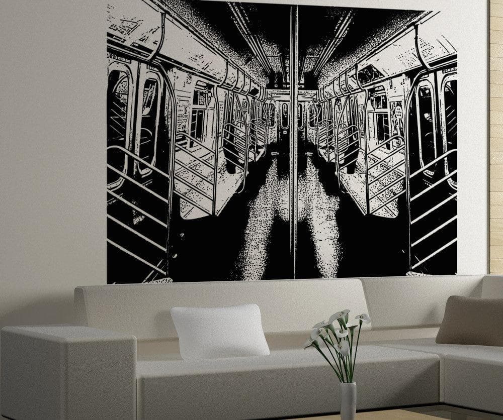 Vinyl Wall Decal Sticker 7 Train Interior #5212