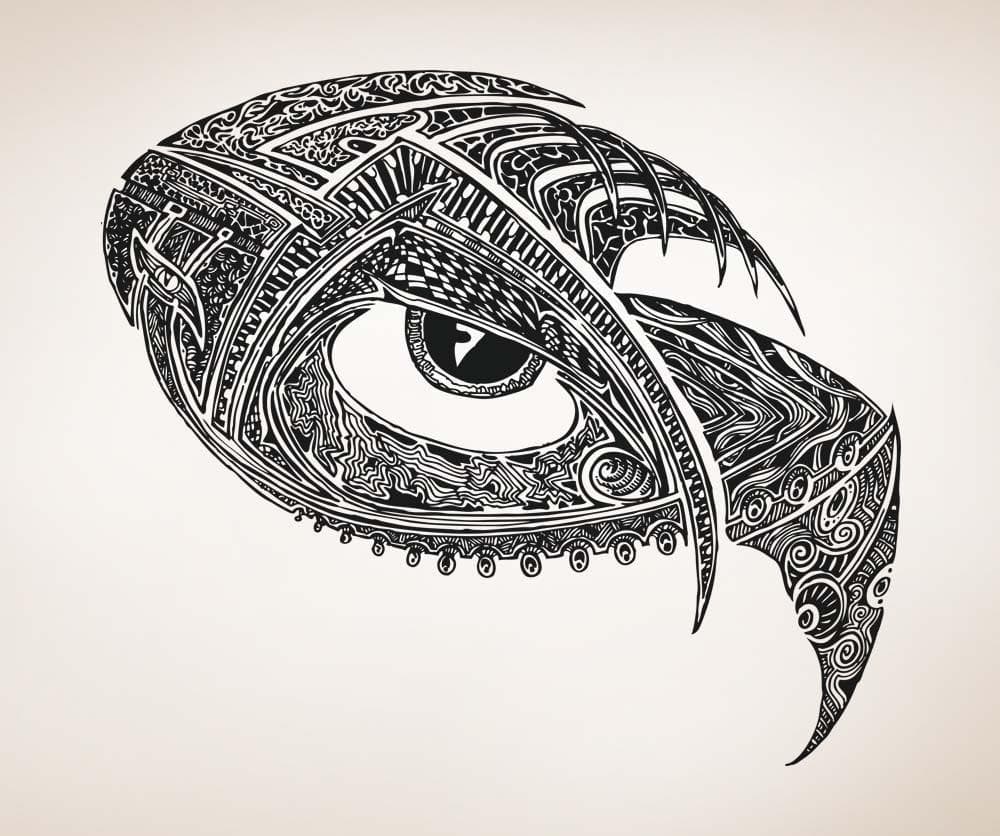 Vinyl Wall Decal Sticker Abstract Eye Design #5258