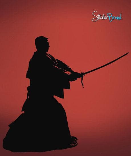 Vinyl Wall Decal Sticker Japanese Ronin Swordsman #526