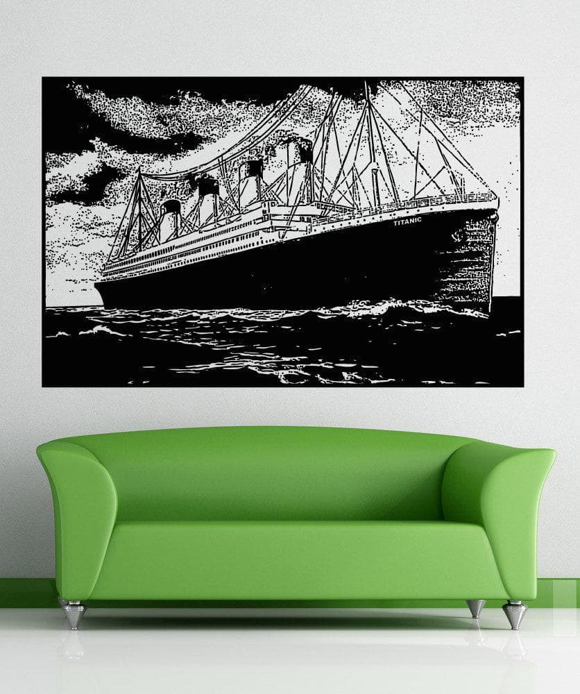 Vinyl Wall Decal Sticker Titanic at Sea #5283