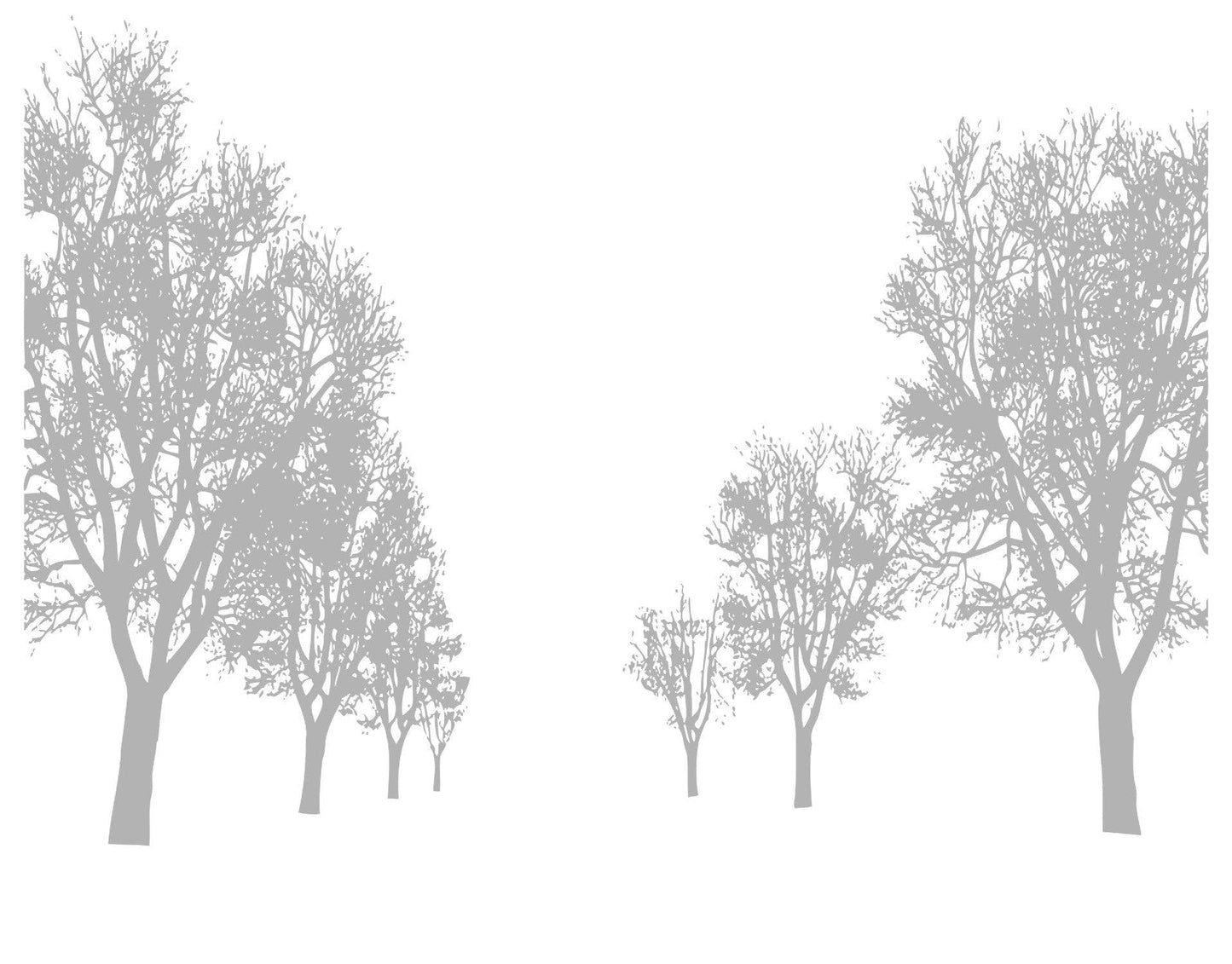 Trail of Trees Wall Decal Sticker. #5306