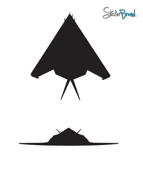 Vinyl Wall Decal Steal fighter jet #532