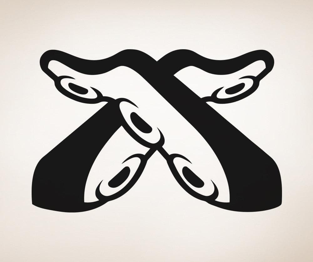 Vinyl Wall Decal Sticker Tentacle Cross #5342