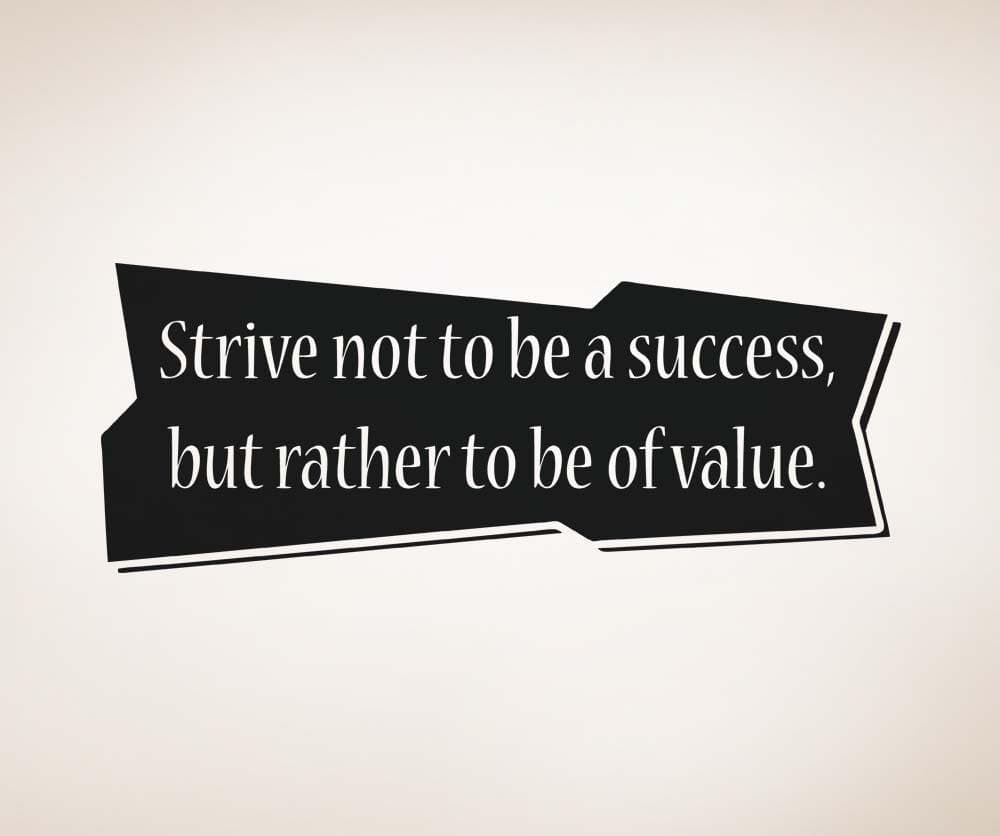 Vinyl Wall Decal Sticker Success Strive Quote #5365
