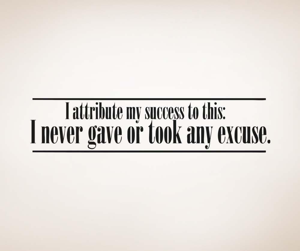 Vinyl Wall Decal Sticker Success Attribute #5366