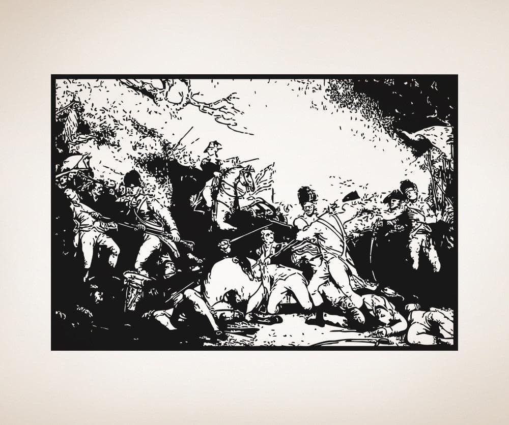 Vinyl Wall Decal Sticker Battle Of Princeton #5397
