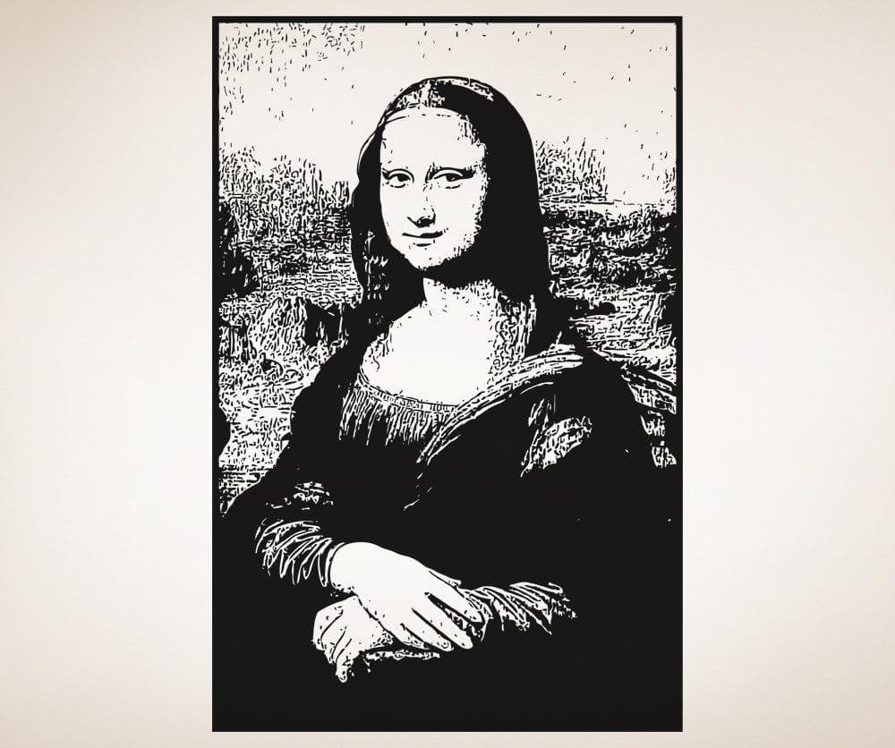 Vinyl Wall Decal Sticker Mona Lisa #5403