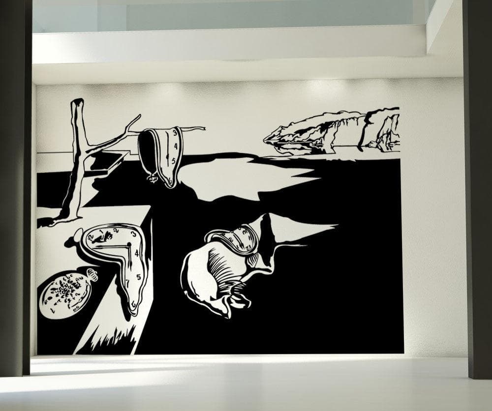 Vinyl Wall Decal Sticker Persistence Of Memory #5405