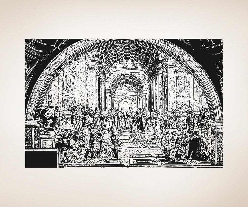 Vinyl Wall Decal Sticker School Of Athens #5408