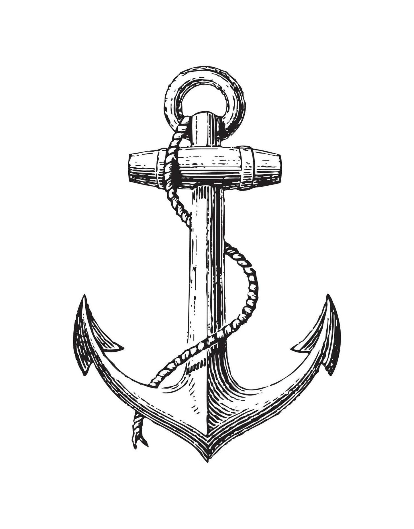 Nautical Ship Anchor Wall Decal. #541