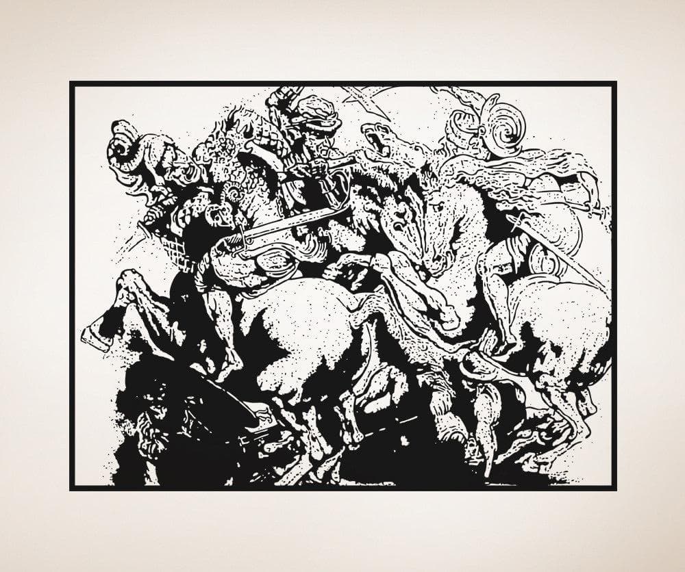 Vinyl Wall Decal Sticker The Battle Of Anghiari #5412