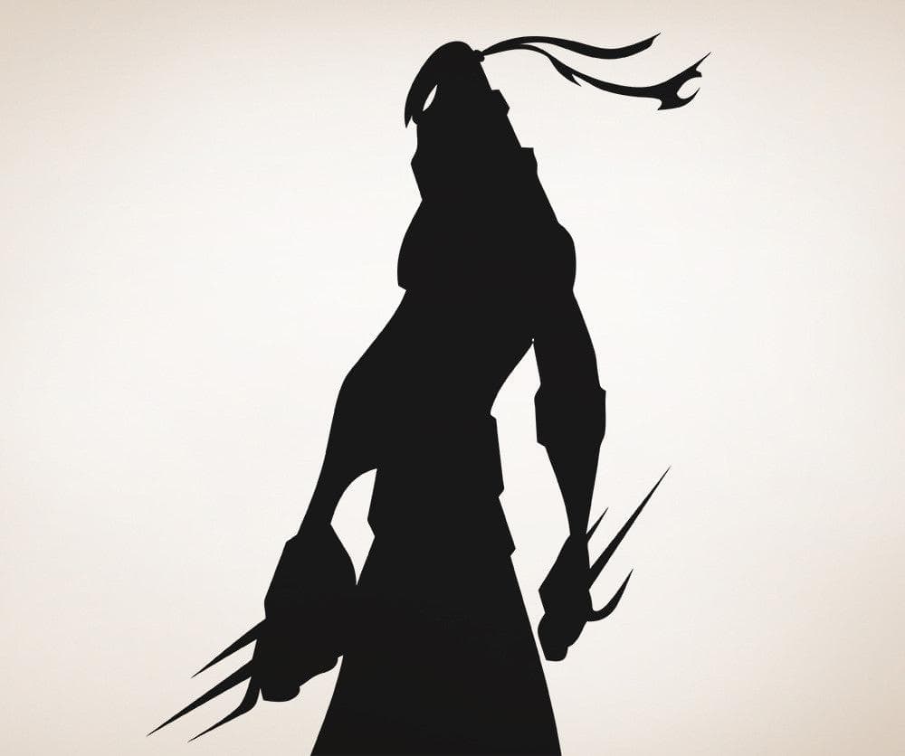 Vinyl Wall Decal Sticker Ninja Shadow #5496