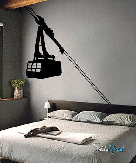 Vinyl Wall Decal Sticker Cable Car #547