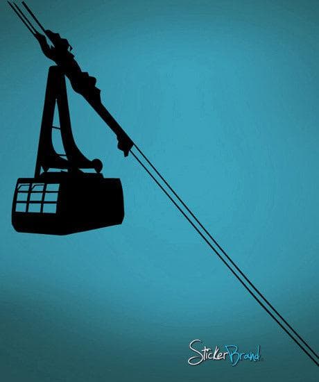Vinyl Wall Decal Sticker Cable Car #547