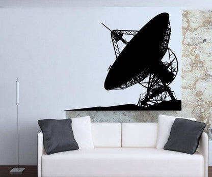 Satellite Dish Telescope Vinyl Wall Decal Sticker. #5498