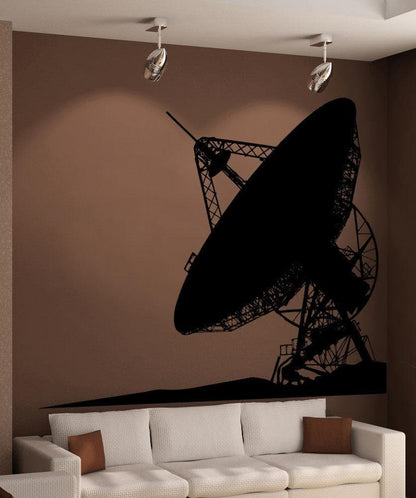 Satellite Dish Telescope Vinyl Wall Decal Sticker. #5498