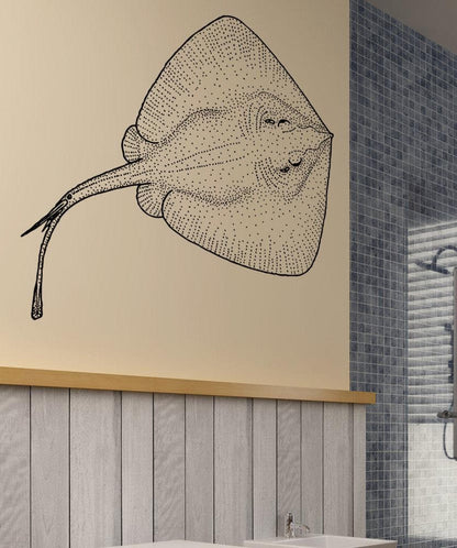 Spotted Stingray Wall Decal Sticker. #5502