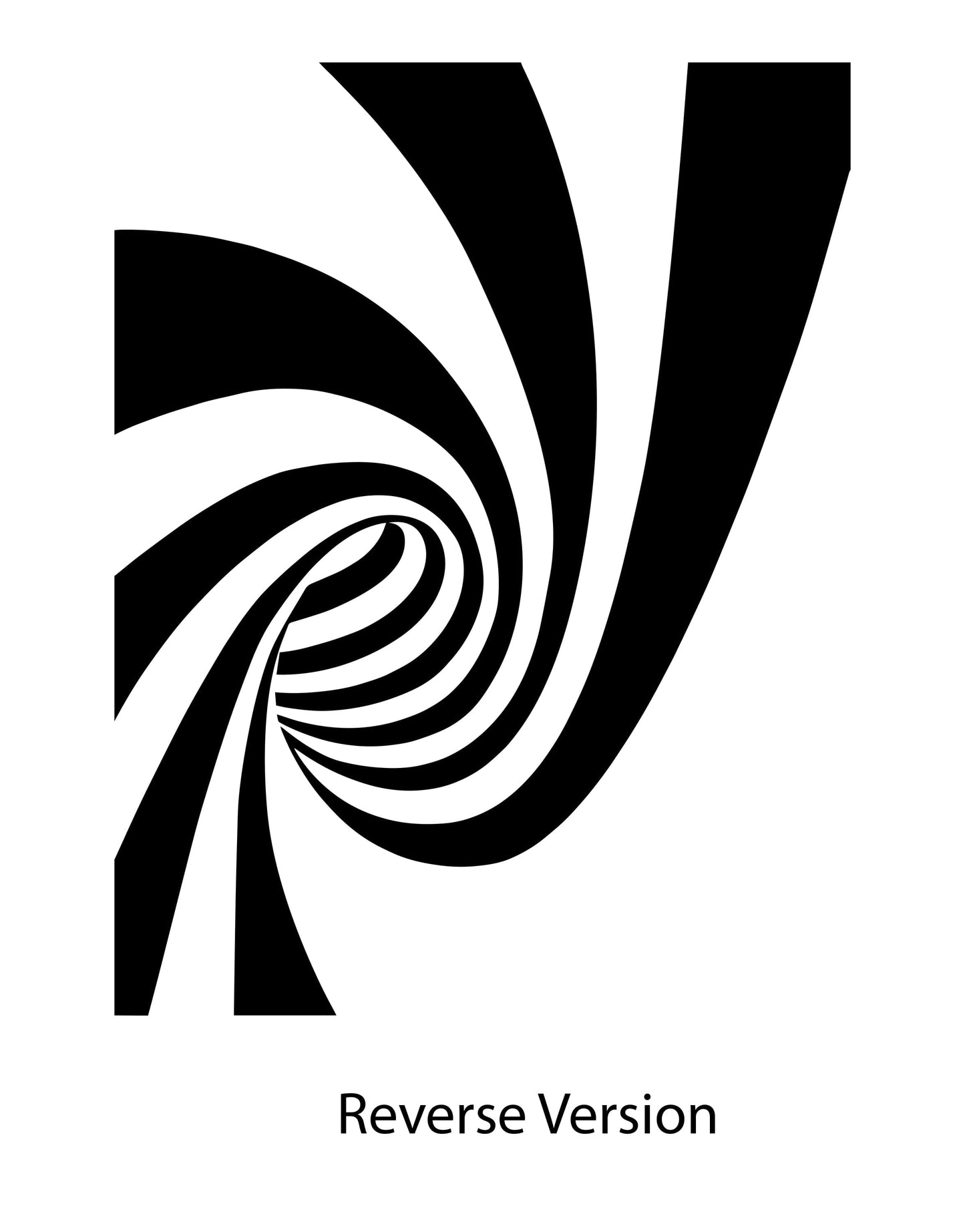 Swirling Wormhole Tunnel Design Vinyl Wall Decal Sticker. #5508