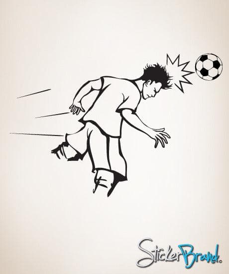 Vinyl Wall Decal Sticker Soccer Football Player Hit #GFoster128