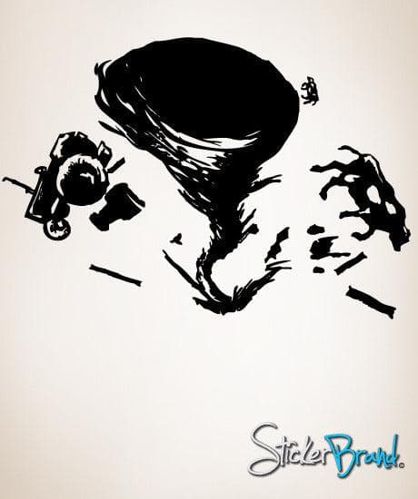 Vinyl Wall Decal Sticker Tornado #GFoster118