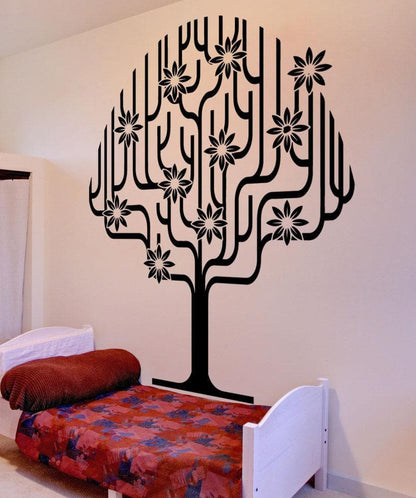 Vinyl Wall Decal Sticker Abstract Flower Tree #5510