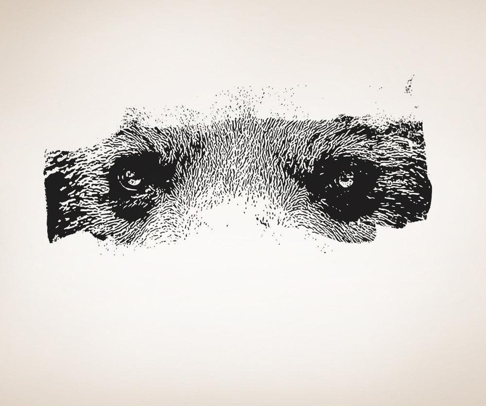 Vinyl Wall Decal Sticker Bear Eyes #5511