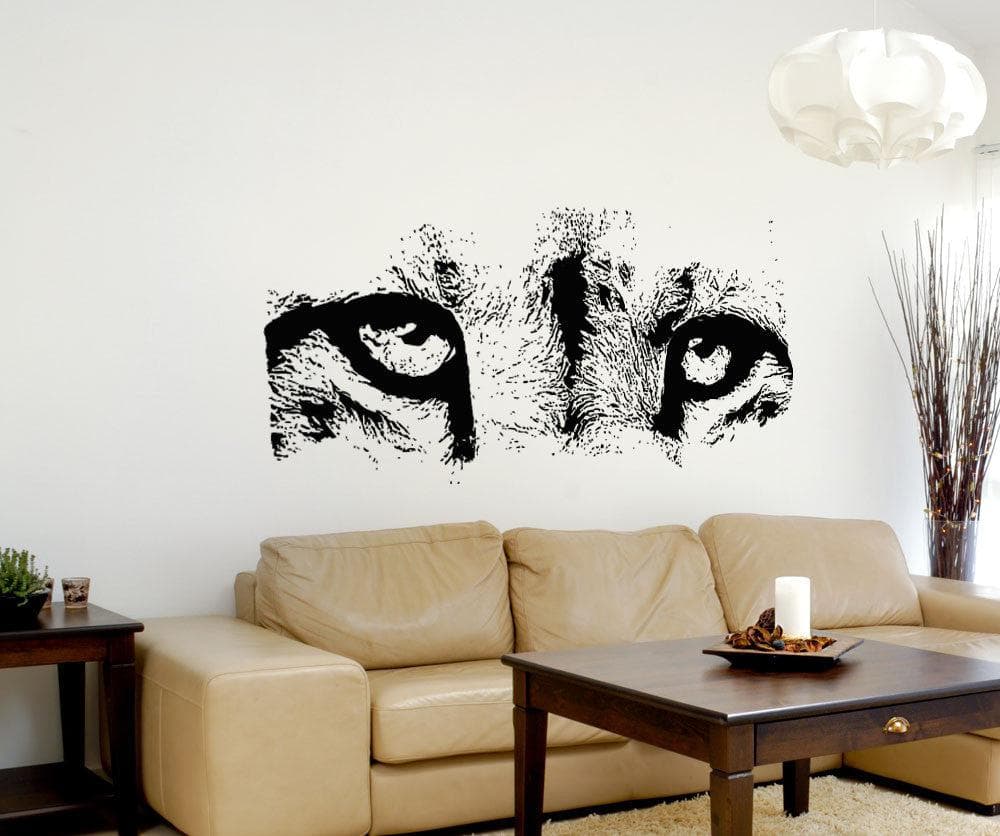 Vinyl Wall Decal Sticker Cheetah Eyes #5512