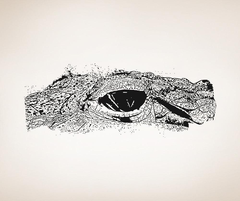 Vinyl Wall Decal Sticker Crocodile Eye #5513