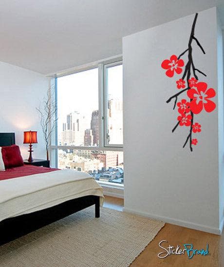 Vinyl Wall Decal Sticker Flower Branch #553