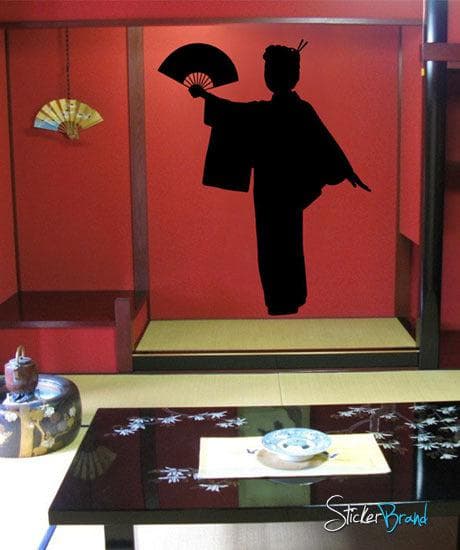 Vinyl Wall Decal Sticker Geisha #554
