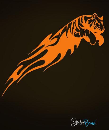 Vinyl Wall Decal Sticker Tiger Tribal #587