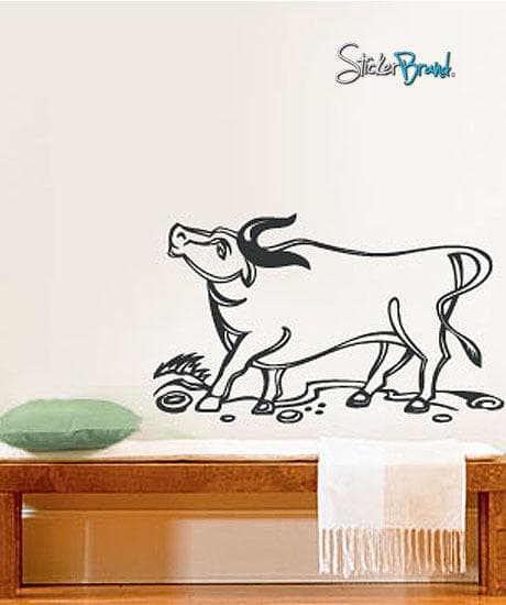 Vinyl Wall Decal Sticker Cow #599