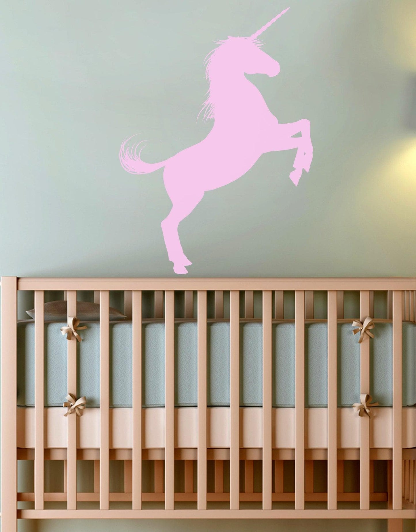 Unicorn Wall Decal Sticker. Girl’s bedroom decor. Fantasy Silhouette Design. #6108