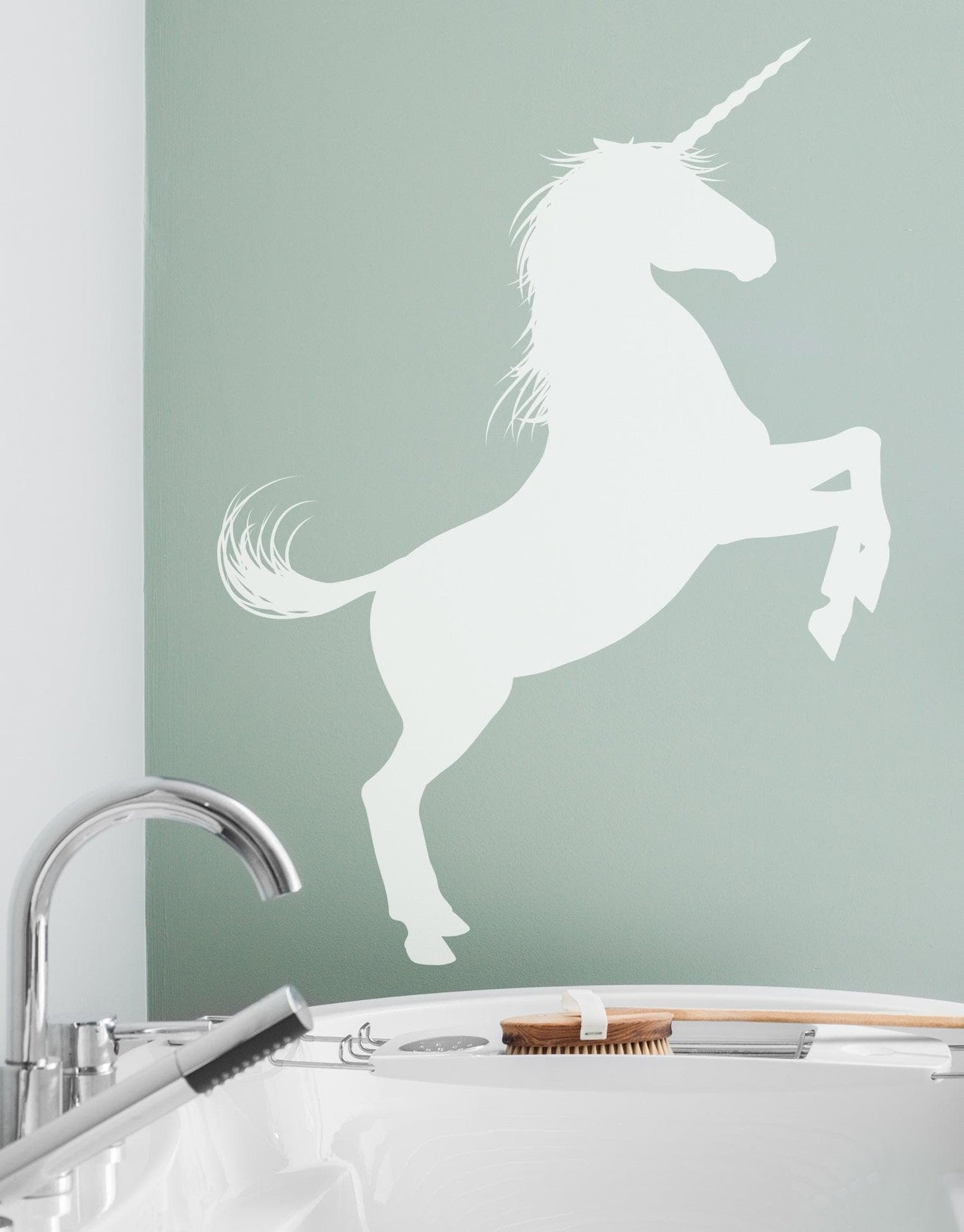 Unicorn Wall Decal Sticker. Girl’s bedroom decor. Fantasy Silhouette Design. #6108