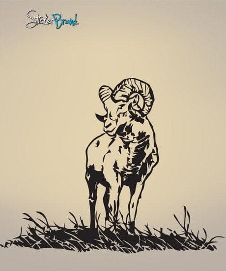 Vinyl Wall Decal Sticker Mountain Ram Sheep #618