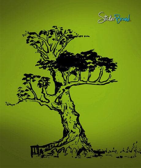 Vinyl Wall Decal Sticker Chinese Tree #625