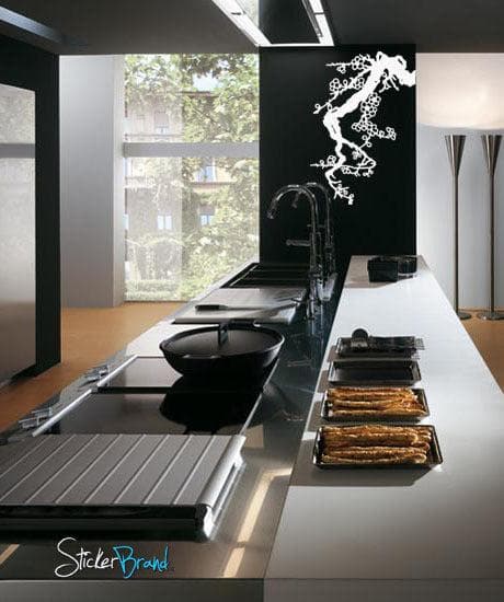 Vinyl Wall Decal Sticker Chinese Flower #626