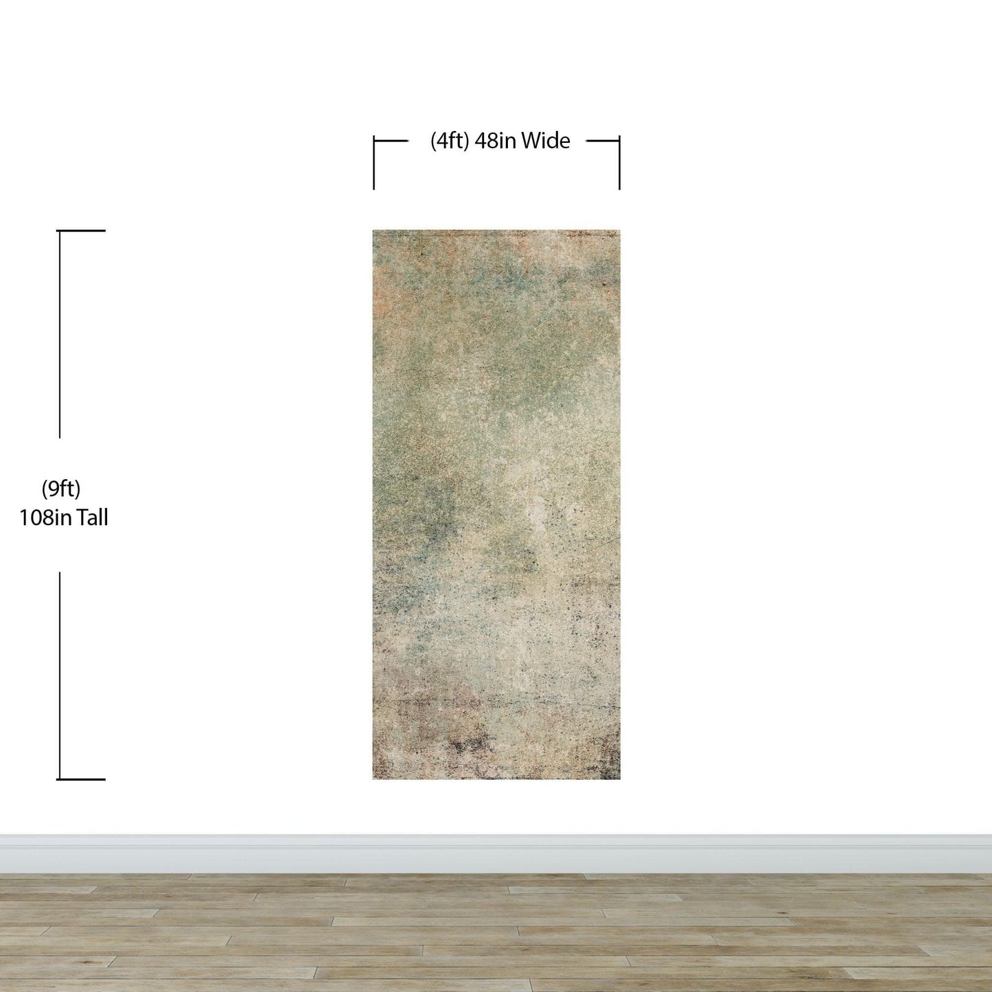 Rustic Concrete Wallpaper Wall Decor. Modern Minimalistic Self Adhesive Peel and Stick Wall Mural. #6367