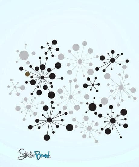 Vinyl Wall Decal Sticker Modern Wall Dots Pattern #645